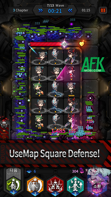 Guardians Defense War game phòng thủ kết hợp yếu tố roguelike và lối chơi hợp nhất Afkmobi-GuardiansDefenseWar-1