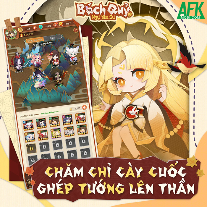 Bách Quỷ Ngự Yêu Sư game đấu tướng rảnh tay lấy chủ đề Thức Thần cập bến Việt Nam 0