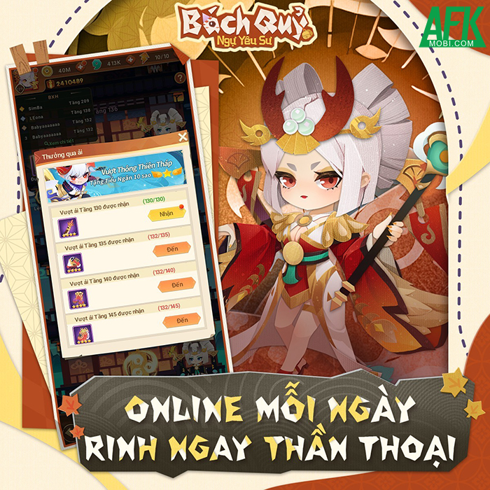 Bách Quỷ Ngự Yêu Sư game đấu tướng rảnh tay lấy chủ đề Thức Thần cập bến Việt Nam 3