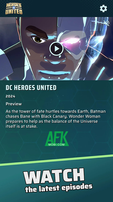 DC Heroes United trò chơi tương tác cốt truyện mới nhất của Genvid với chủ đề vũ trụ DC Afkmobi-dcheroesunited-1