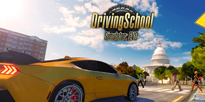 Driving School Simulator: Evo game mô phỏng lái xe ô tô kết hợp yếu tố thế giới mở