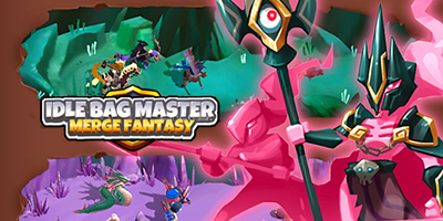 Idle Bag Master: Merge Fantasy cho bạn chế tạo và hợp nhất hiện vật để phát triển các anh hùng