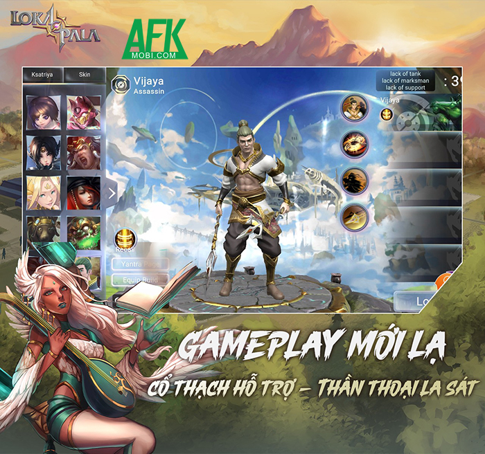 thoại - Lokapala – Huyền thoại lục giới game MOBA mới rục rịch ra mắt tại thị trường Việt Nam Afkmobi-lokapala-2