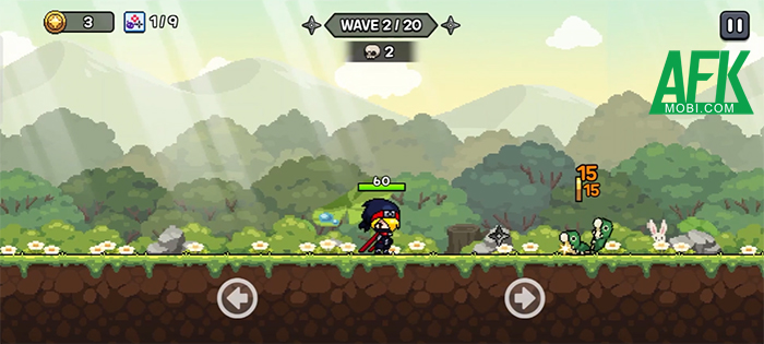 Ninja Mission với sự kết hợp giữa các yếu tố phòng thủ, sinh tồn và roguelike Afkmobi-ninjamission-2