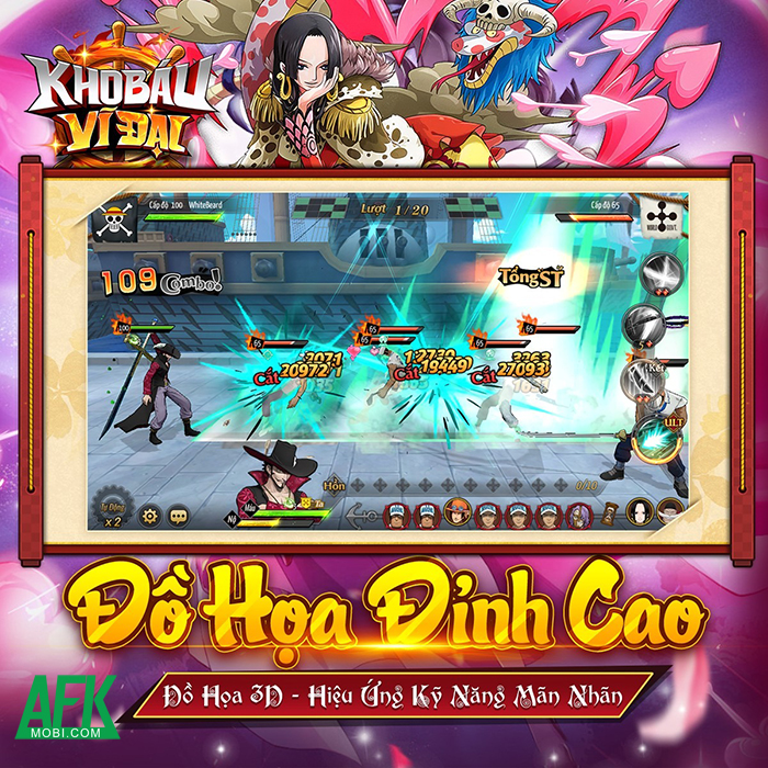 OP 3D: Kho Báu Vĩ Đại game nhập vai đấu tướng chiến thuật chủ đề One Piece về Việt Nam 0