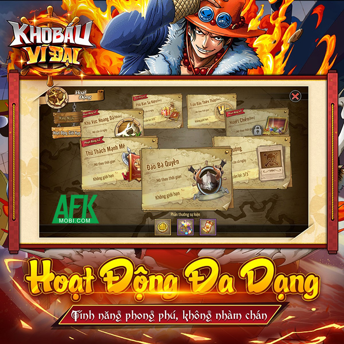 OP 3D: Kho Báu Vĩ Đại game nhập vai đấu tướng chiến thuật chủ đề One Piece về Việt Nam 2