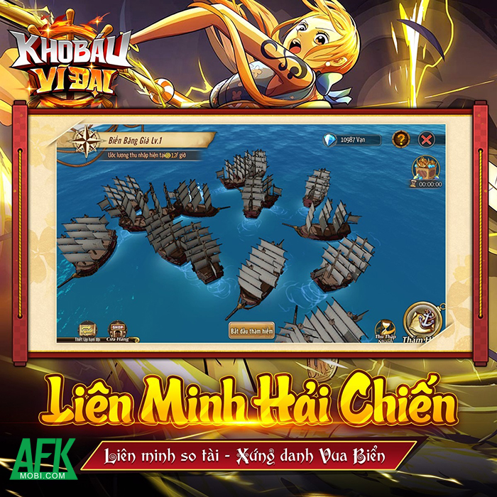 OP 3D: Kho Báu Vĩ Đại game nhập vai đấu tướng chiến thuật chủ đề One Piece về Việt Nam 3