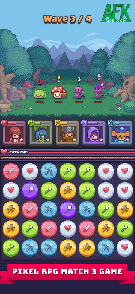 Puzzle Heroes RPG Match Quest