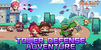 Pixel Party: Tower Defense mang đến sự kết hợp giữa phòng thủ tháp, roguelike và thẻ bài