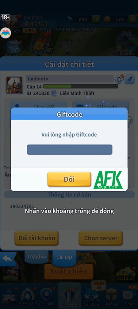 game - Tổng hợp gift code game Hero Clash mới nhất trong tháng Afkmobi-giftcodeheroclash-1