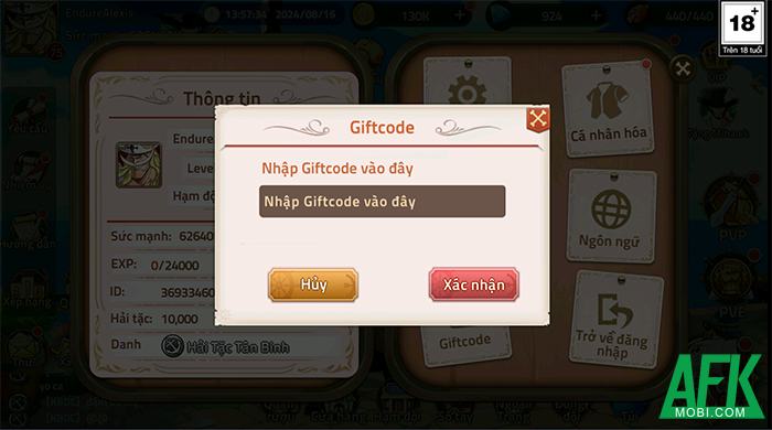 Tổng hợp gift code game Kho Báu Đại Chiến mới nhất trong tháng 0