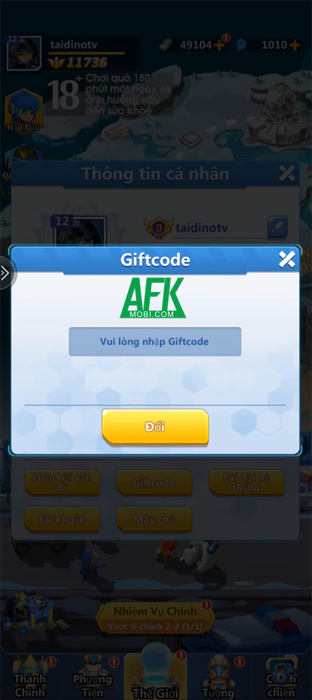 Tổng hợp gift code game Tinh Cầu Z – Gamota mới nhất trong tháng Afkmobi-giftcodetinhcauz-1