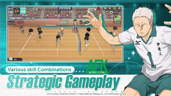 Haikyu Touch The Dream game thể thao lấy chủ đề từ Vua Bóng Chuyền Haikyu Afkmobi-haikyutouchthedream-4