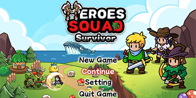 Tập hợp và dẫn dắt đội anh hùng của bạn khám phá một hòn đảo trong Heroes Squad: Survivor