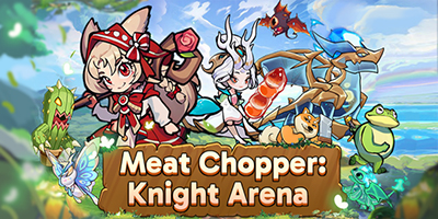 Tiêu diệt những con quái vật để kiếm về trang bị với game Meat Chopper: Knight Arena