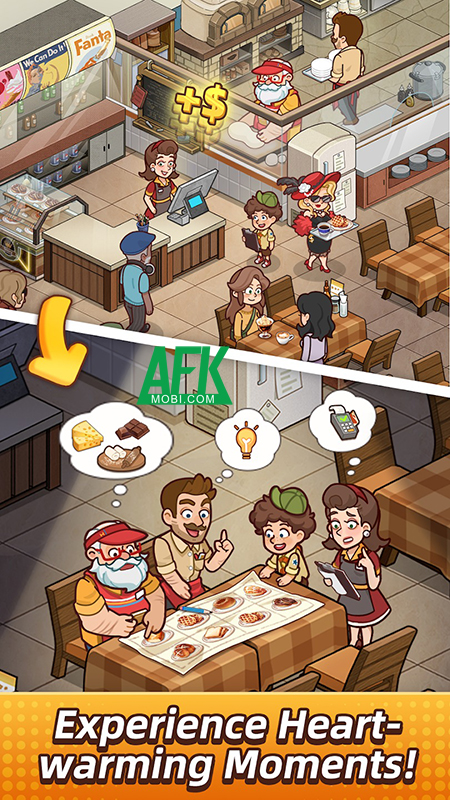 Quản lý và phát triển tiệm bánh của gia đình bạn trong game My Bakery Story Afkmobi-mybakerystory-1