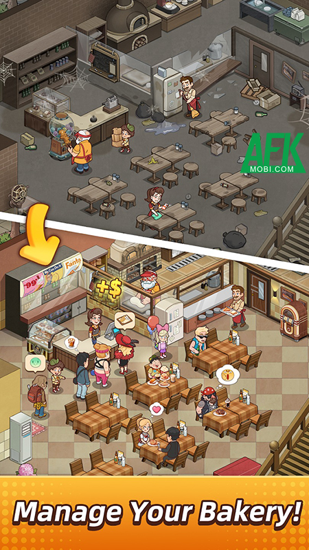 Quản lý và phát triển tiệm bánh của gia đình bạn trong game My Bakery Story 1