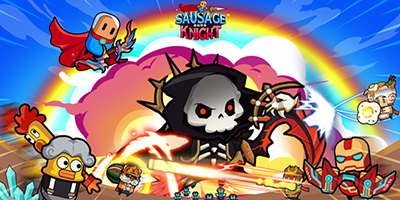 Phát triển cho hiệp sĩ xúc xích của bạn trong game Sausage Knight: Idle RPG