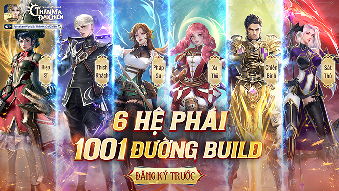 Forsaken World 2: Thần Ma Đại Chiến hé lộ 6 hệ phái và 1001 cách phát triển nhân vật Afkmobi_Forsaken_World_2_6_mon_phai_anh_1