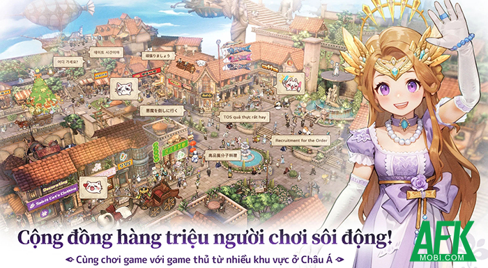 game mới Tree Of Savior: Neverland cập bến làng game Việt Afkmobi_Tree_of_Savior_Neverland_Viet_Nam_anh_2