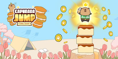 Nhảy để xây tháp bánh cùng chuột lang nước với game Capybara Jump: Cake Tower