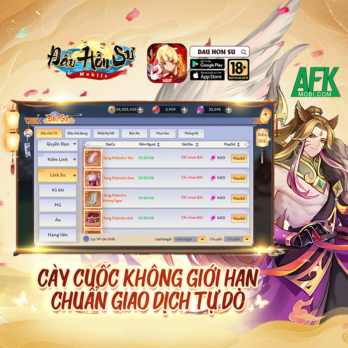 Game nhập vai phong cách Nhật Bản mang tên Đấu Hồn Sư - VGP sắp ra mắt tại Việt Nam 3