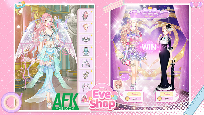 Eve Shop Dress Up Anime Game