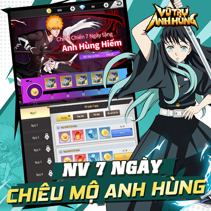 Vũ Trụ Anh Hùng Gzone mang cả thế giới anime đỉnh cao đến chiếc điện thoại của bạn 2