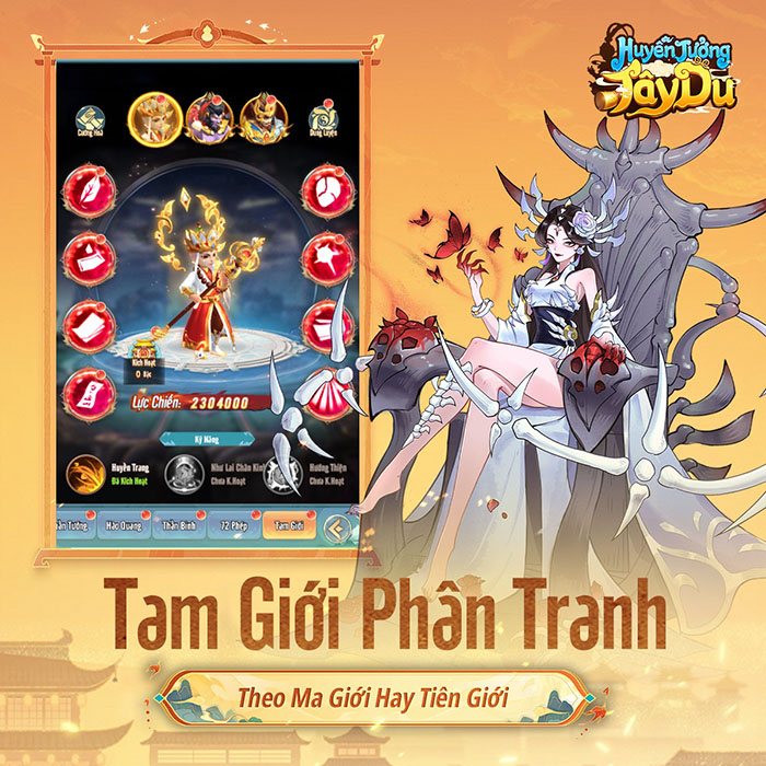 Huyễn Tưởng Tây Du cho game thủ đại náo Tam Giới tìm lại Chân Kinh 3