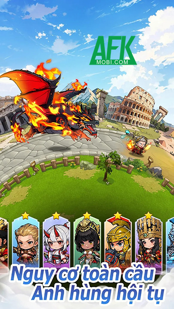 Mini Empire: Hero Never Cry game đấu tướng chiến thuật có đồ họa chibi ngộ nghĩnh 0