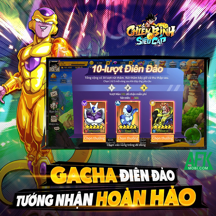 Chiến Binh Siêu Cấp game đấu tướng chiến thuật lấy chủ đề Dragon Ball về Việt Nam 3