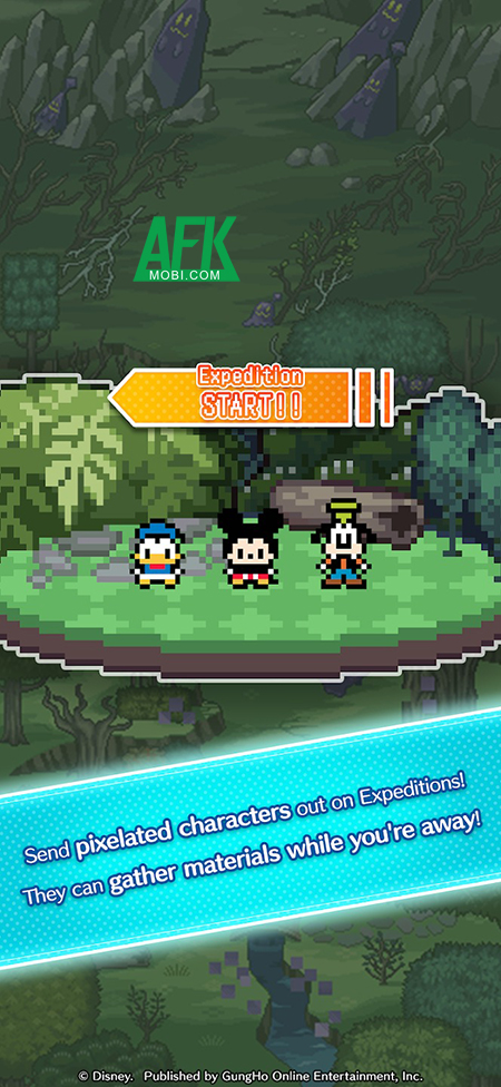 Cùng các nhân vật nhà Disney phiêu lưu qua các thế giới khác nhau với Disney Pixel RPG 2