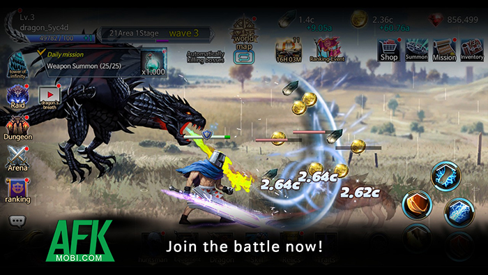 Trở thành thợ săn rồng trong game nhập vai nhàn rỗi Dragon Hunter’s Tale: Idle Afkmobi-dragonhuntertaleidle-1