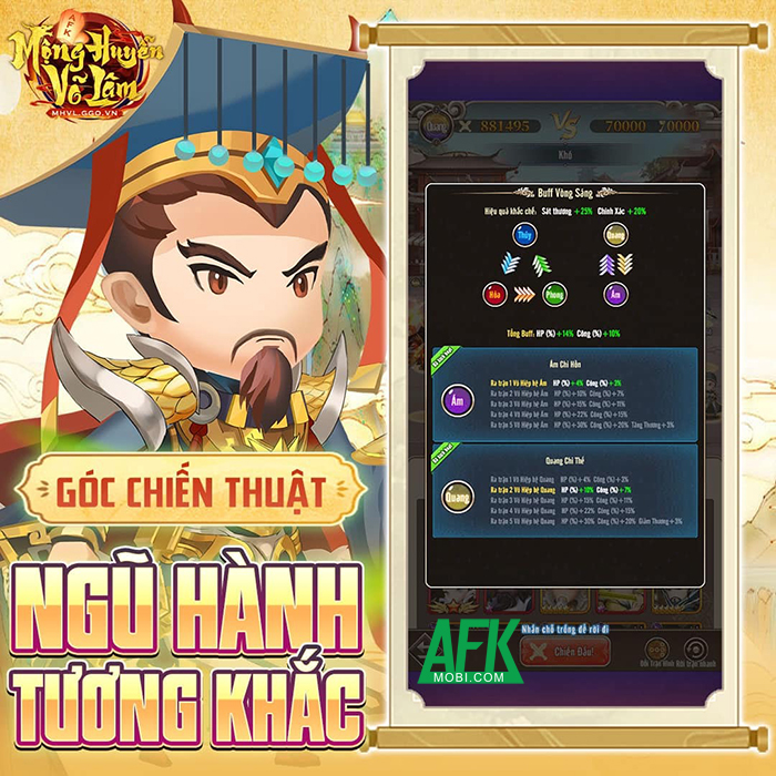 Mộng Huyễn Võ Lâm game đấu tướng tái hiện lại thương hiệu Mộng Giang Hồ 10 năm tuổi 0