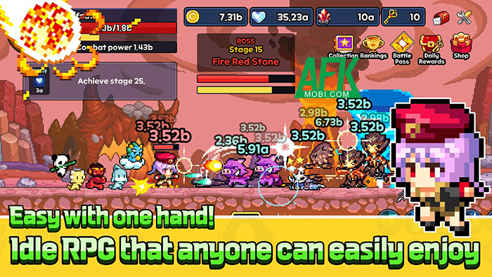 Pixel Dragon Knights: Idle RPG game nhàn rỗi với phong cách đồ họa pixel ngộ nghĩnh 0