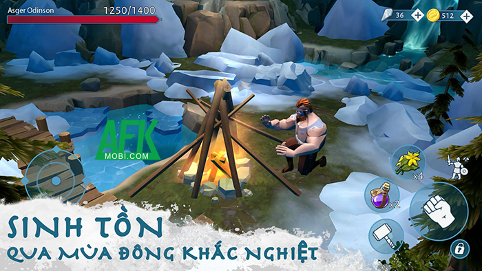 Trở thành người Viking và bắt đầu hành trinh sinh tồn trong game Vinland Tales: Viking Survival Afkmobi-vinlandtales-1