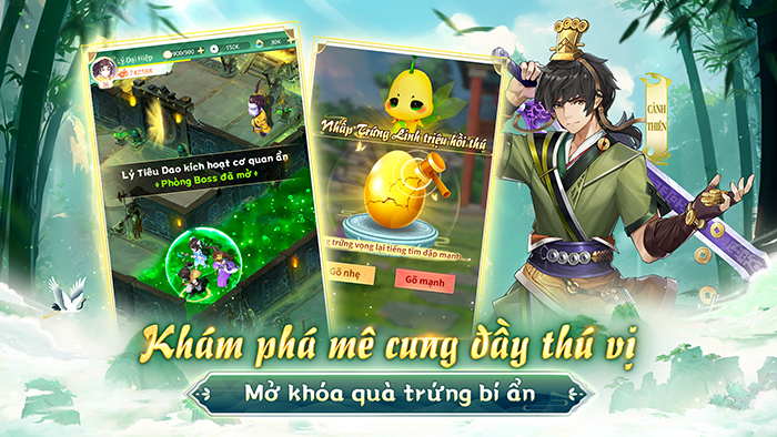 RPG tiên hiệp Gặp Lại Tiêu Dao chính thức ra mắt! Tải game quay thưởng nhận xe máy Vision 2