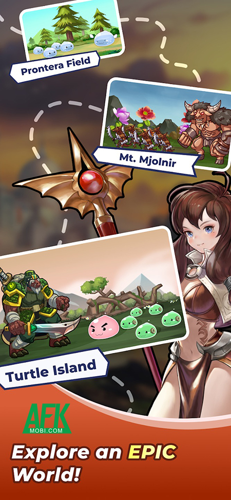 Midgard Heroes: Ragnarok Idle game nhàn rỗi do Gravity phát triển từ IP Ragnarok Online 1