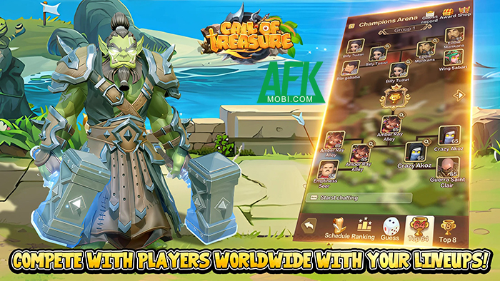 Call Of Treasure game đấu tướng chiến thuật lấy chủ đề từ bộ phim hoạt hình hài hước I Am MT 3