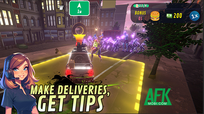 Trở thành tài xế giao hành trong thế giới tận thế tại game DeliveryZ - Zombie Driving MMO 1