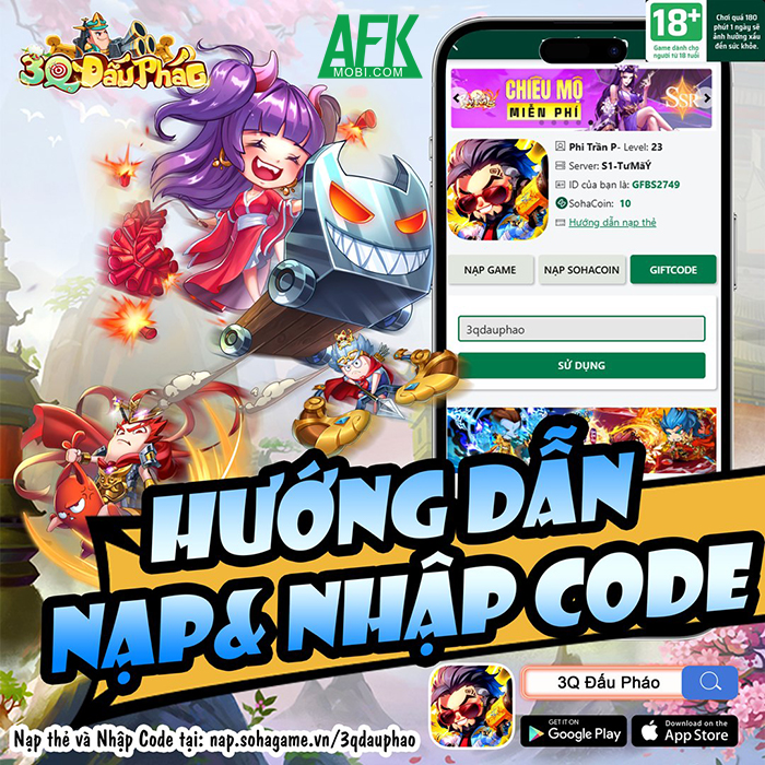 Tổng hợp gift code game 3Q Đấu Pháo mới nhất trong tháng 0