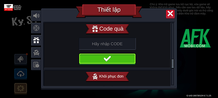 Tổng hợp gift code game Kỵ Sĩ Nguyên Khí mới nhất trong tháng 0