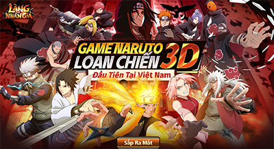 Làng Nhẫn Giả game Naruto loạn chiến 3D cập bến thị trường Việt Nam