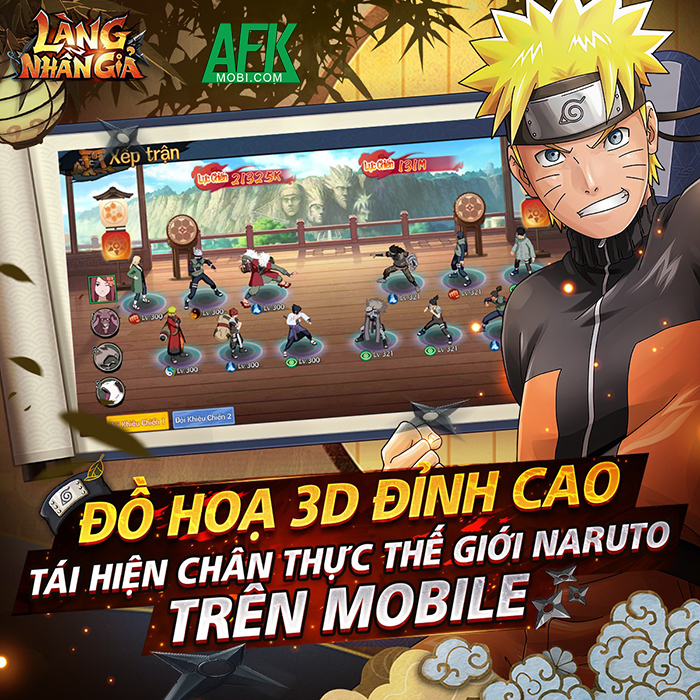 Làng Nhẫn Giả game Naruto loạn chiến 3D cập bến thị trường Việt Nam 0