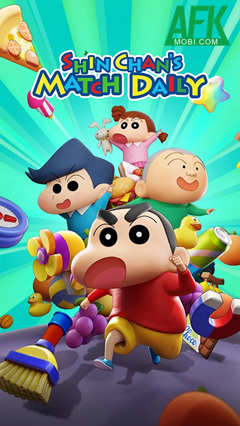 Dọn dẹp ngôi nhà cùng cậu bé bút chì với game casual giải đố Shin Chan's Match Daily 0