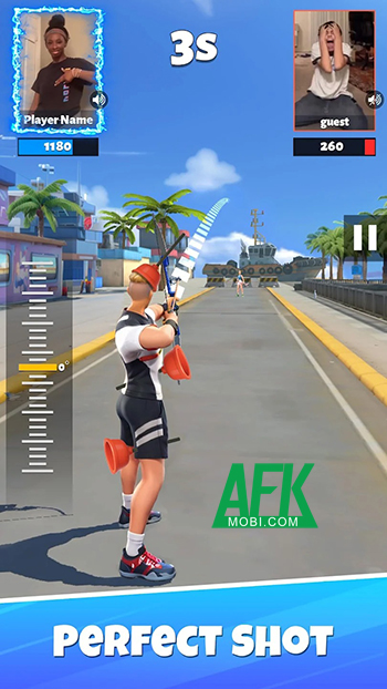 So tài bắn cung với những người chơi khác trong game Shoot Archery: Online PVP 2