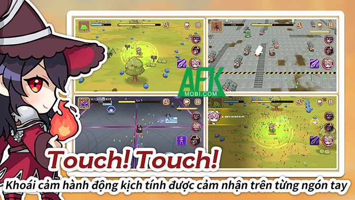 Bảo vệ thế giới cùng những cô nàng lính đánh thuê chibi trong game Tag Tag Survival 1