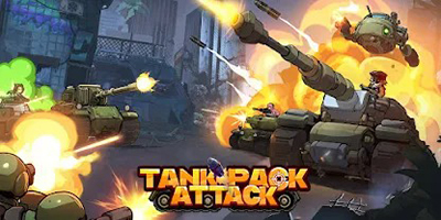 Tank Pack Attack mời bạn phát triển chiếc xe tăng của mình để càn quét các đợt kẻ thù