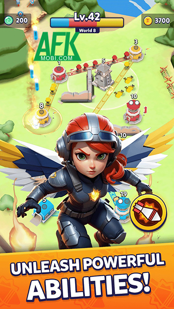 Tower Battle: Connect Towers game chiến thuật với lối chơi vẽ đường quân chạy đơn giản 3