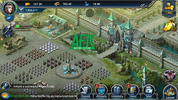 War and Magic: Kingdom Reborn với lối chơi độc đáo kết hợp giữa yếu tố SLG và đấu cờ 0